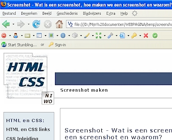 Screenshot maken