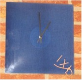 Wandklok - uurwerk in glas