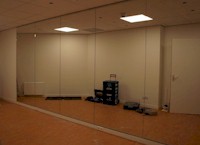 Spiegelwand Almere fitness