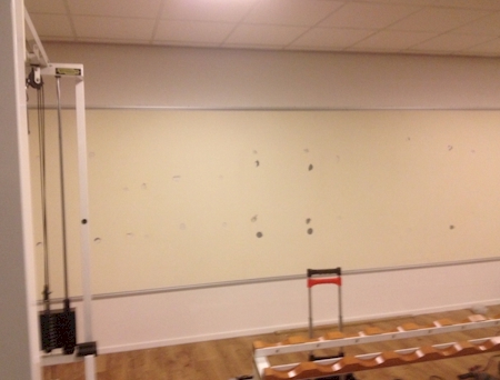 spiegelwand Den Haag AFM fitness - montage spiegelprofiel