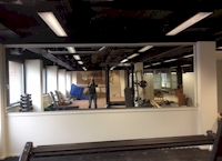 spiegelwand Arnhem fitnessruimte