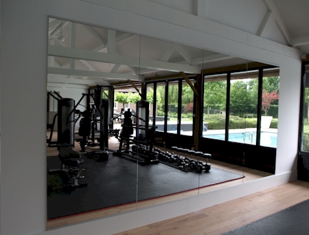 spiegelwand prive fitness De Mortel