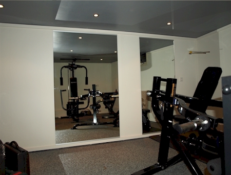 spiegelwand prive fitness Doesburg