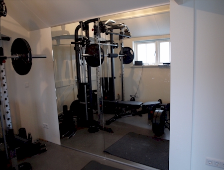 spiegelwand prive fitness Huizen