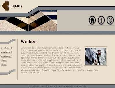 CSS Template ontwerp - Building