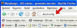 wijzigen config firefox