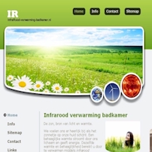 Webdesign: Infrarood Verwarming Badkamer